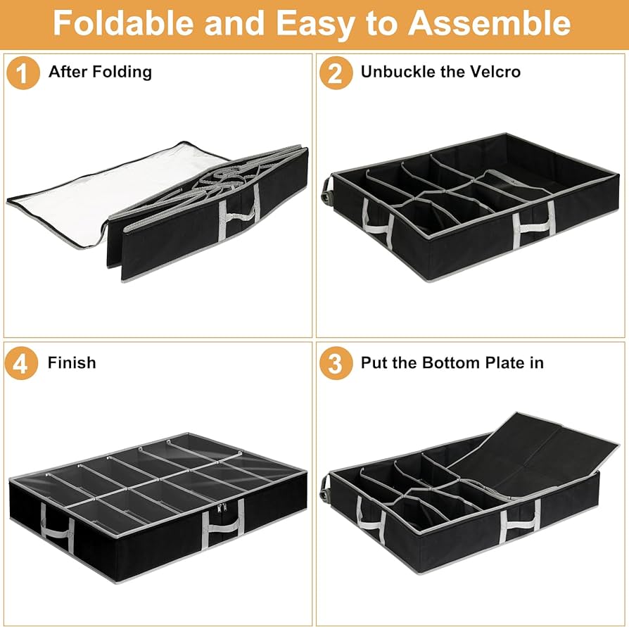 Photo 1 of *SIMILAR TO STOCK PHOTO* * Under Bed Shoe Storage Organizer