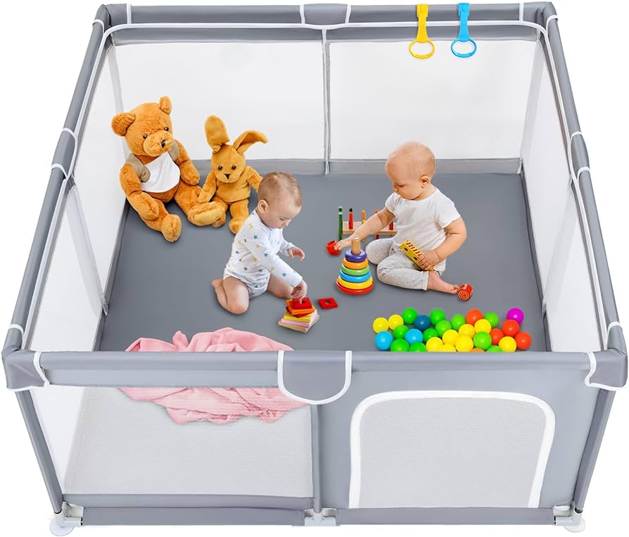 Photo 1 of Baby Playpen for Toddler, Large Baby Playard