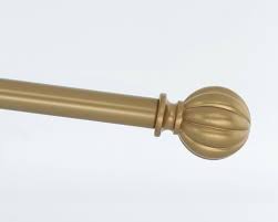 Photo 1 of 1in Royal Gold Single Curtain Rod 48-84in