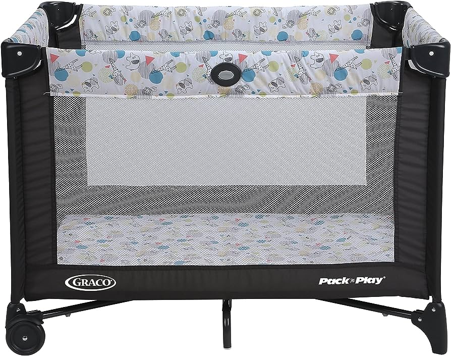 Photo 1 of 2 Graco Pack and Play’s Portable Playard, Push Button Compact Fold, Carnival