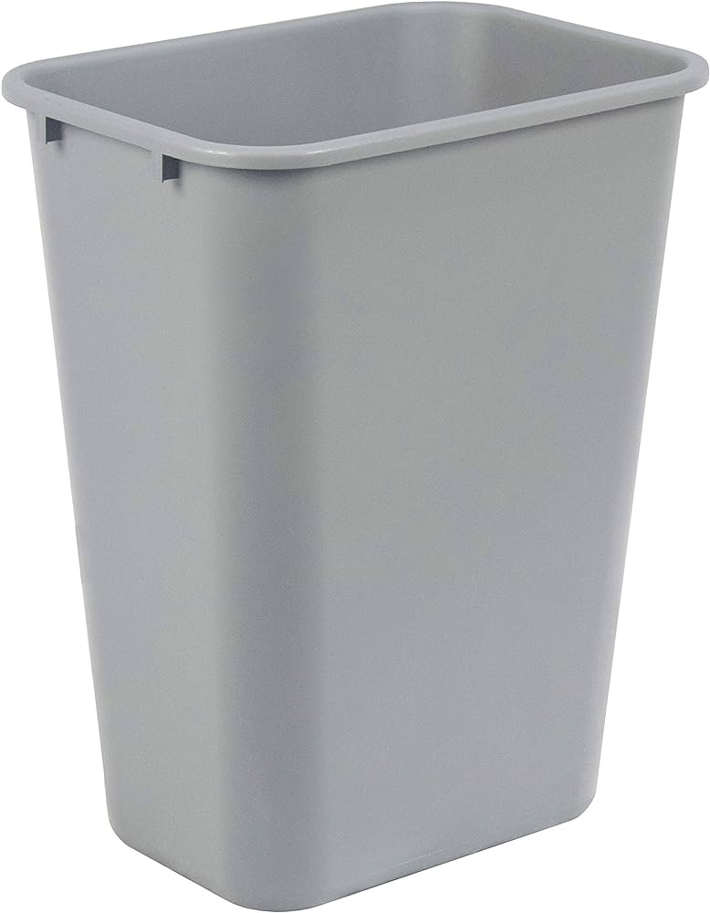 Photo 1 of (USED) 10 Gallon Rectangular Commercial Office Wastebasket