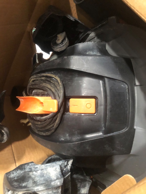 Photo 3 of ***HEAVILY USED AND DIRTY - POWERS ON - SEE PICTURES***
RIDGID 12 Gal. 5.0-Peak HP NXT Wet/Dry Shop Vacuum with Filter, Hose and Accessories
