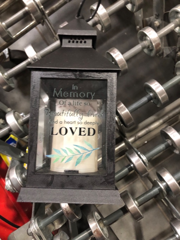 Photo 1 of 105FT Colored Christmas Lights, 300 LED Connectable Fairy Twinkle Light Indoor Lights String with Remote & Memorial Lantern Bereavement Gifts in Memory of Loved One Memorial