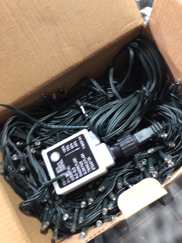 Photo 1 of 105FT Colored Christmas Lights, 300 LED Connectable Fairy Twinkle Light Indoor Lights String with Remote & Memorial Lantern Bereavement Gifts in Memory of Loved One Memorial
