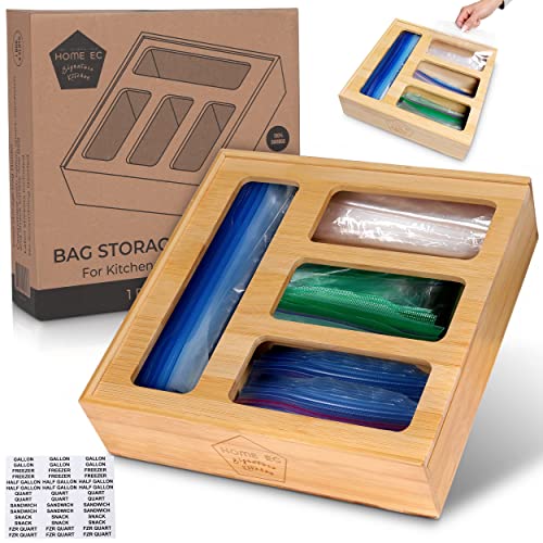 Photo 1 of  Bamboo Ziplock Bag Organizer