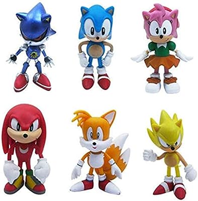 Photo 1 of Bieber's Mall Set of 6pcs Sonic the Hedgehog Action Figures, Cake Toppers, 2.4''- set of 2
