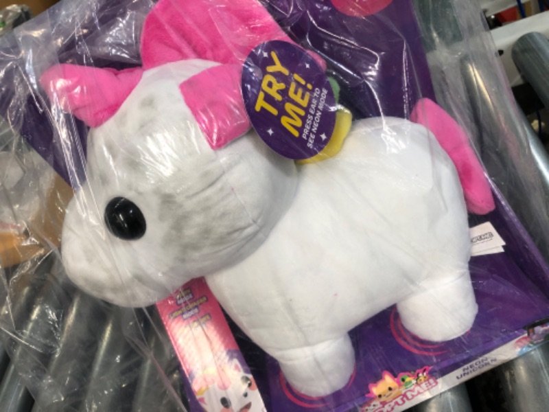 Photo 2 of Adopt Me! Neon Unicorn 12-Inch Light-Up Plush 