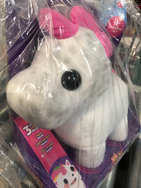 Photo 3 of Adopt Me! Neon Unicorn 12-Inch Light-Up Plush 