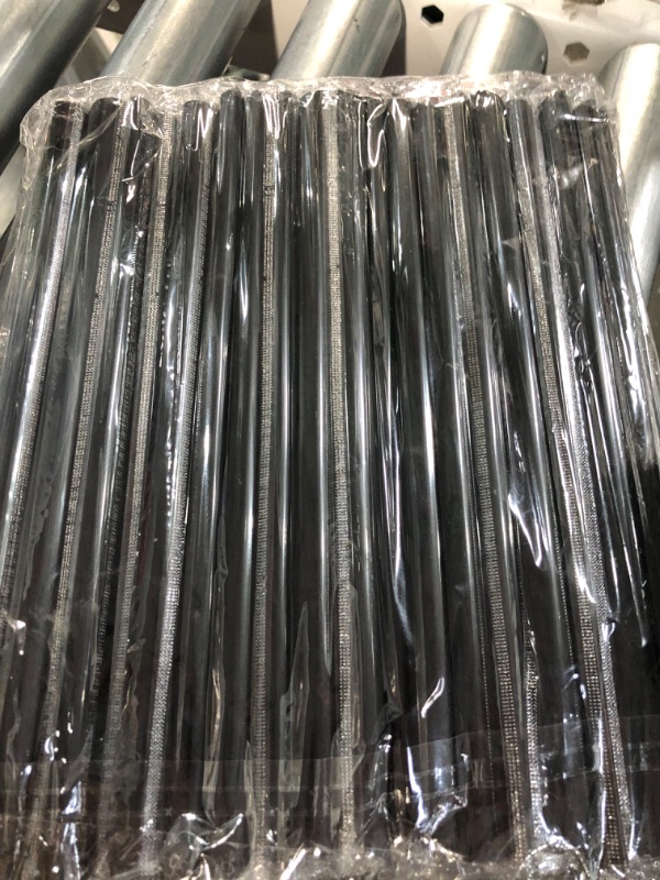 Photo 3 of 110PC BOBA BLACK STRAWS 