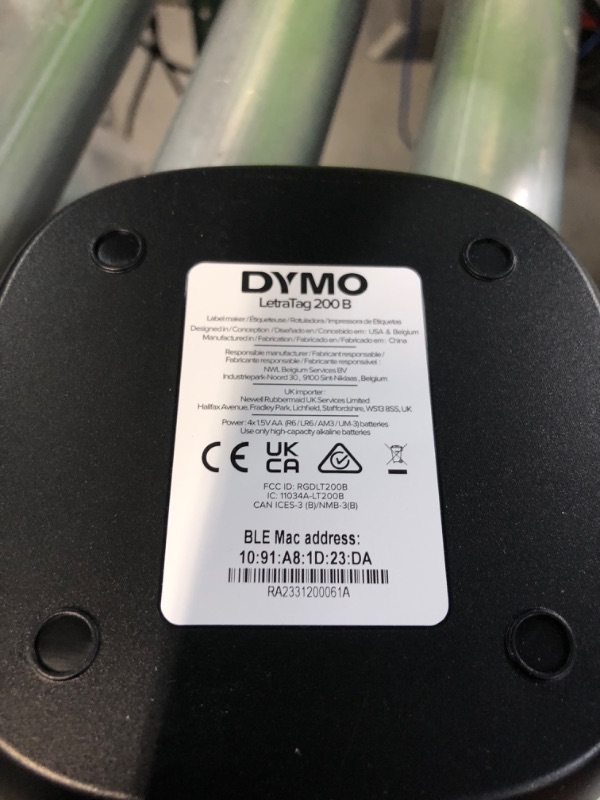 Photo 1 of HAS BEEN USED / UNABLE TO TEST**
DYMO LetraTag 200B Bluetooth Label Maker