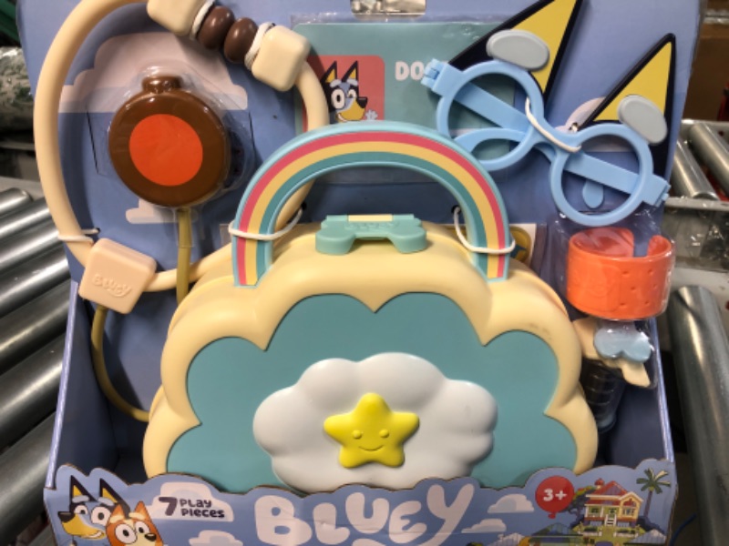 Photo 2 of Bluey Cloud Bag, Doctor Check Up Set, Toy Playset with 7 Play Pieces