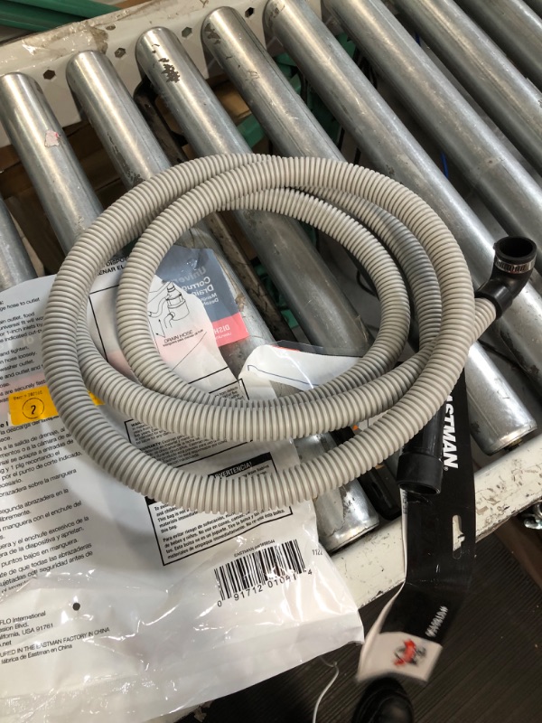 Photo 4 of EASTMAN 8-ft 5/8-in Od Inlet x 5/8, 7/8, or 1-in Od Outlet Polypropylene Dishwasher Drain Hose