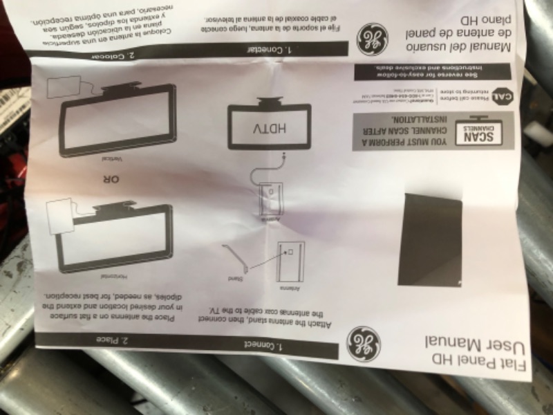 Photo 3 of GE 33681 Pro Flat Panel Digital Indoor Passive Antenna
