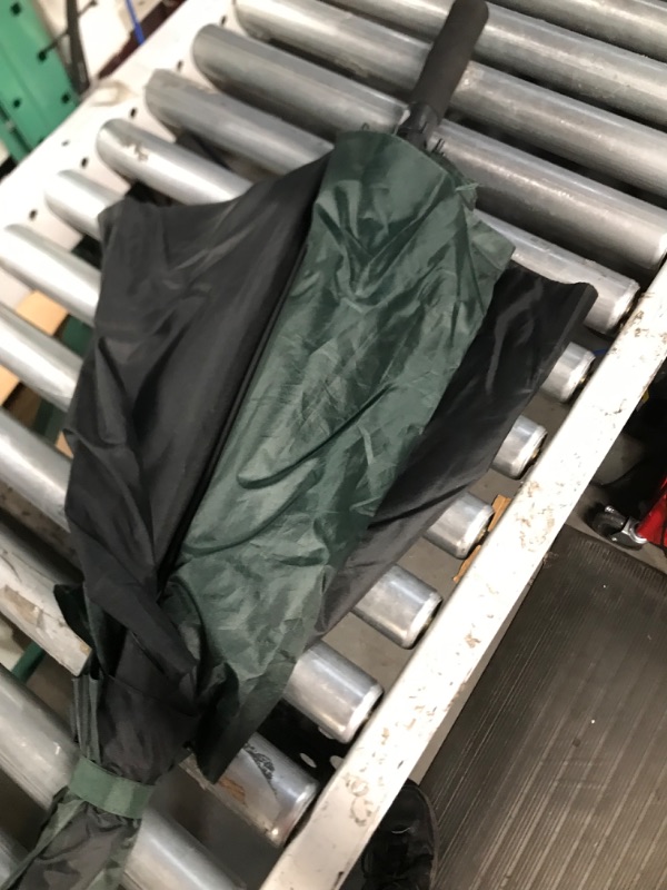 Photo 2 of ***MAJOR DAMAGE TO RIBS - ESE PICTURES***
Baraida Golf Umbrella, Extra Large Oversize Double Canopy Vented Windproof Waterproof Umbrella Green Black 68 in