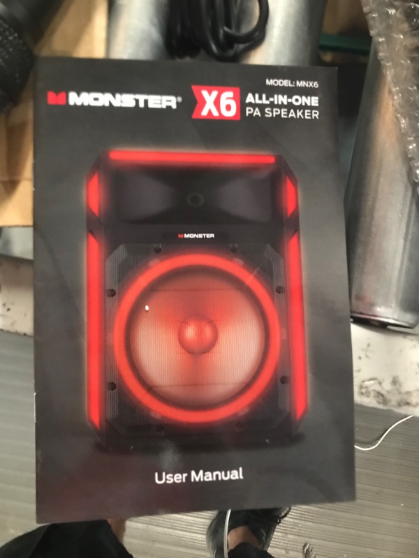 Photo 3 of Monster X6 All-in-One PA Bluetooth Speaker System