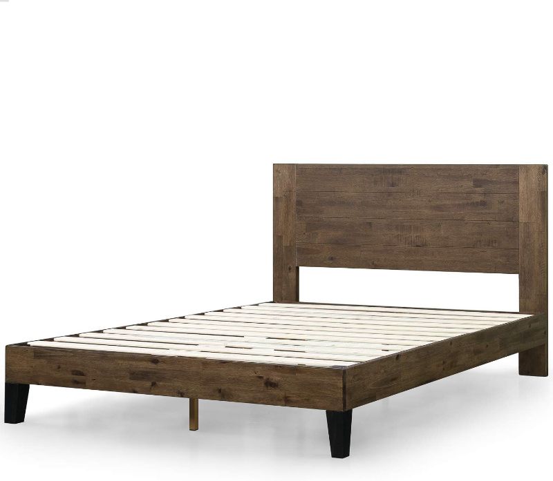 Photo 1 of **SEE NOTES**
ZINUS Tonja Wood Platform Bed Frame with Headboard / Mattress Foundation with Wood Slat Support / No Box Spring Needed / Easy Assembly, Queen
