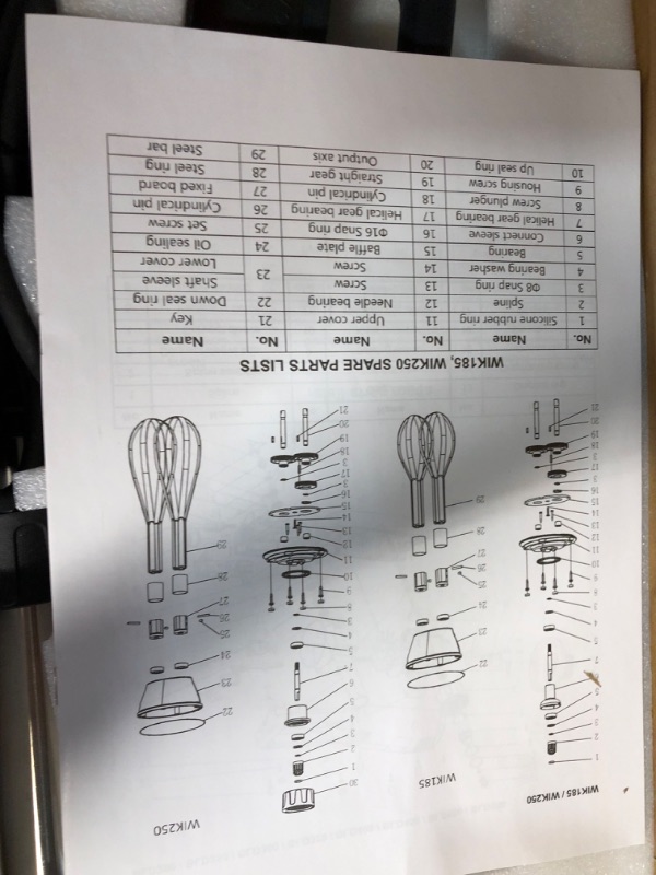 Photo 3 of **UNABLE TO TEST**
VEVOR Commercial Immersion Blender 350W Power, Hand Held Mixer with 9.8-Inch 304 Stainless Steel Removable Shaft, Electric Stick Blender Variable Speed 4000-16000RPM