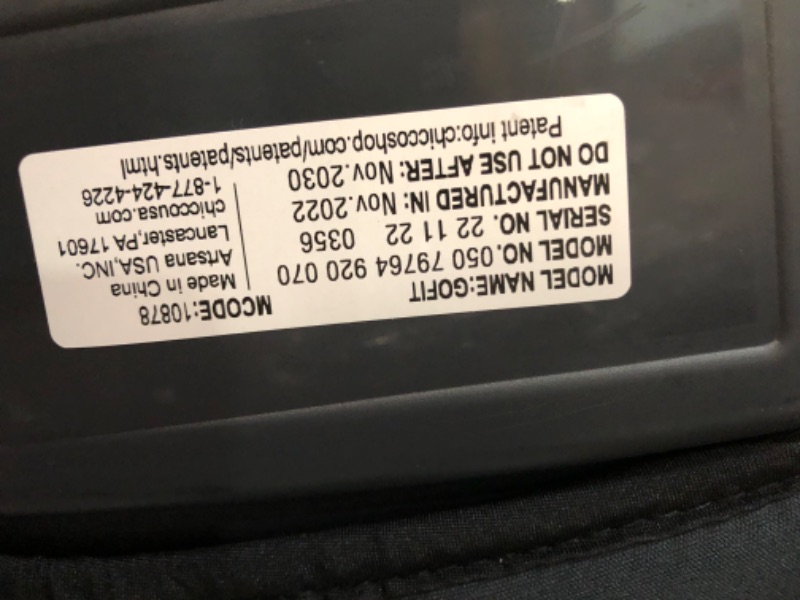 Photo 4 of **SEE NOTES**
Chicco GoFit Backless Booster Car Seat, Travel Booster Seat for Car, Portable Car Booster Seat for Children 40-110 lbs. | Coral/Orange Coral GoFit