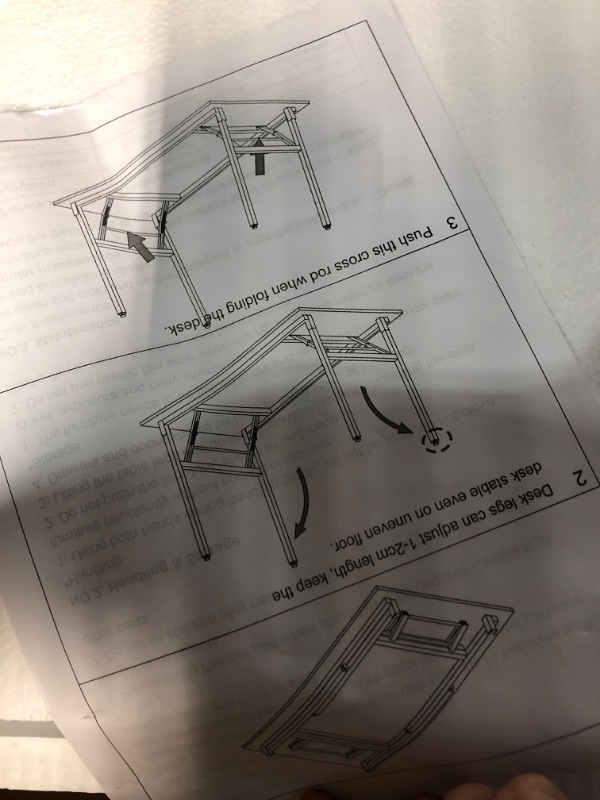 Photo 4 of Small Computer Desk 31.5 inches Folding Table