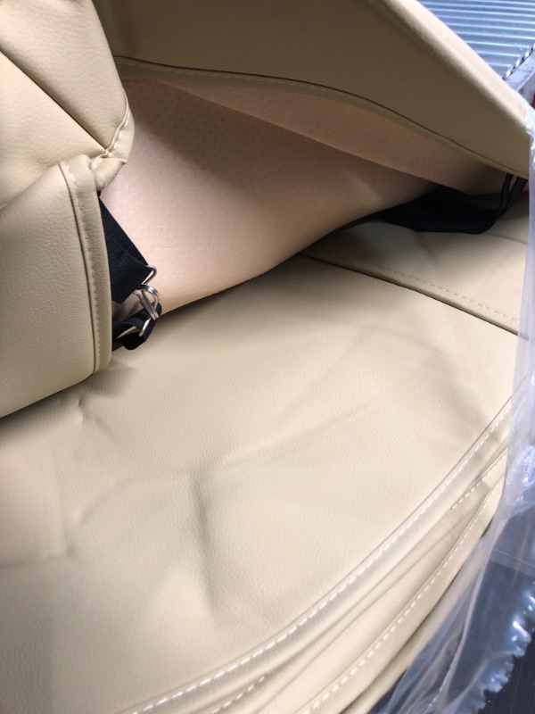 Photo 4 of AOOG Leather Car Seat Covers, Beige 