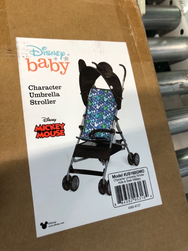 Photo 2 of Disney Baby Character Umbrella Stroller, Eye-catching, Fun, 3D Stroller, Hide & Seek Mickey