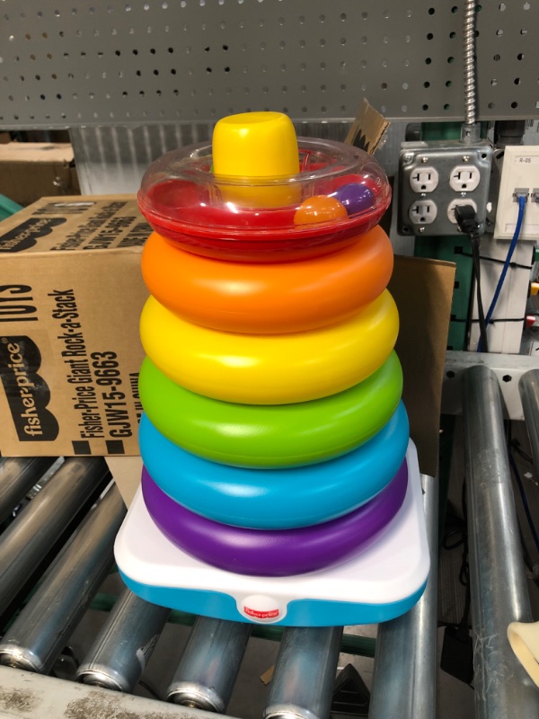 Photo 2 of Fisher-Price Toddler Toy Giant Rock-A-Stack