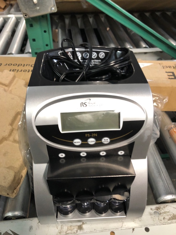 Photo 3 of Royal Sovereign 2 Row Electric Coin Counter/Sorter with Patented Anti-Jam Technology