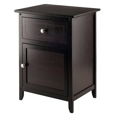 Photo 1 of **PARTS ONLY** Winsome Eugene Accent Table, 18.9 inches, Espresso 