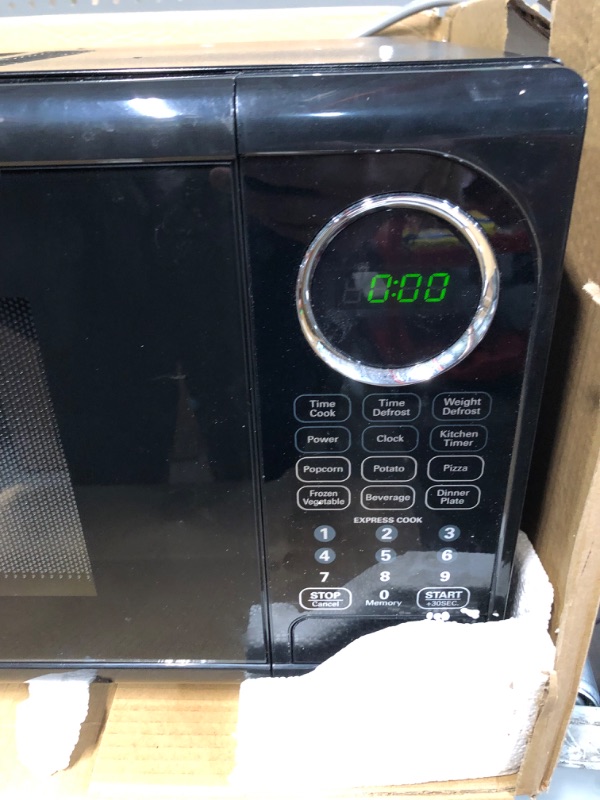 Photo 2 of ****USED*** RecPro RV Microwave | .9 Cubic Ft Black Microwave with Trim Kit