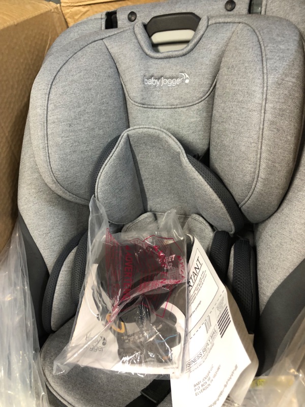 Photo 2 of Baby Jogger City Turn Rotating Convertible Car Seat | Unique Turning Car Seat Rotates for Easy in and Out, Phantom Grey