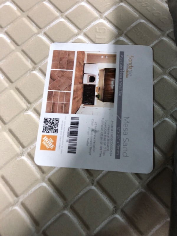 Photo 4 of **SEE PHOTOS** Mesa Sand 12 in. x 24 in. Porcelain Floor and Wall Tile 