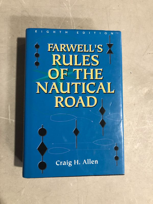 Photo 5 of ***SCRATCHED - SEE PICTURES***
Farwell's Rules of the Nautical Road 