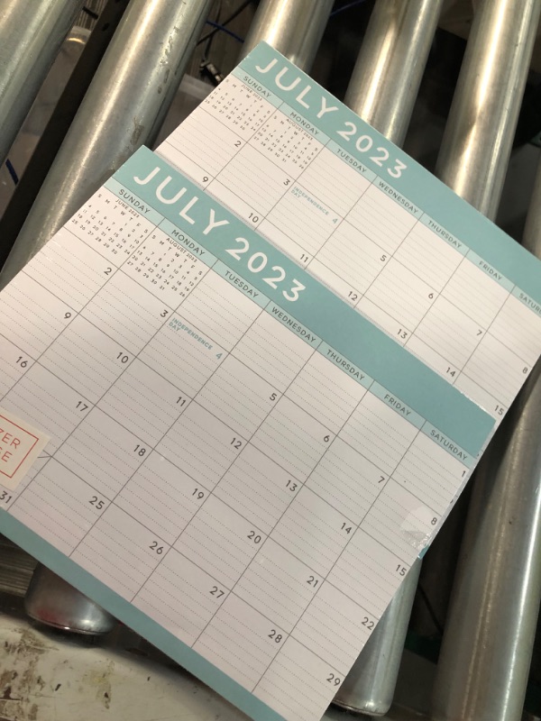 Photo 2 of S&O Teal Magnetic Calendar from July 2023-Dec 2024 (Pack of 2)