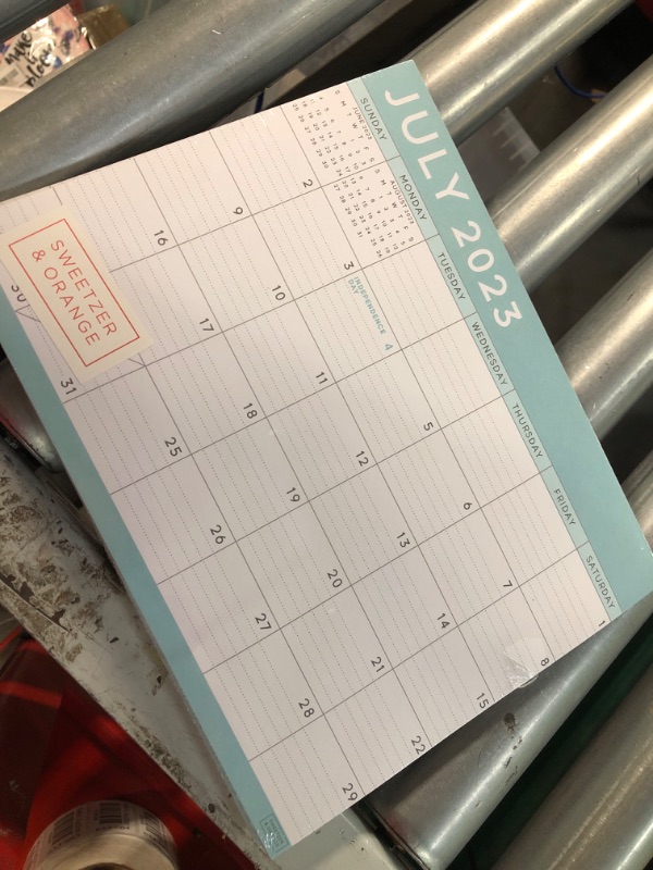 Photo 3 of S&O Teal Magnetic Calendar from July 2023-Dec 2024 (Pack of 2)