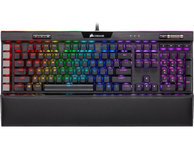 Photo 1 of CORSAIR K95 RGB PLATINUM XT Mechanical Gaming Keyboard Backlit RGB LED CHERRY MX SPEED RGB Silver Black