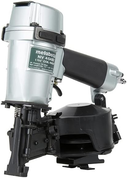 Photo 2 of (FOR PARTS) Metabo HPT NV45AB2 Roofing Nailer with 1-1/4" x .120" Roofing Nails w/ Roofing Nails (7200 Count)