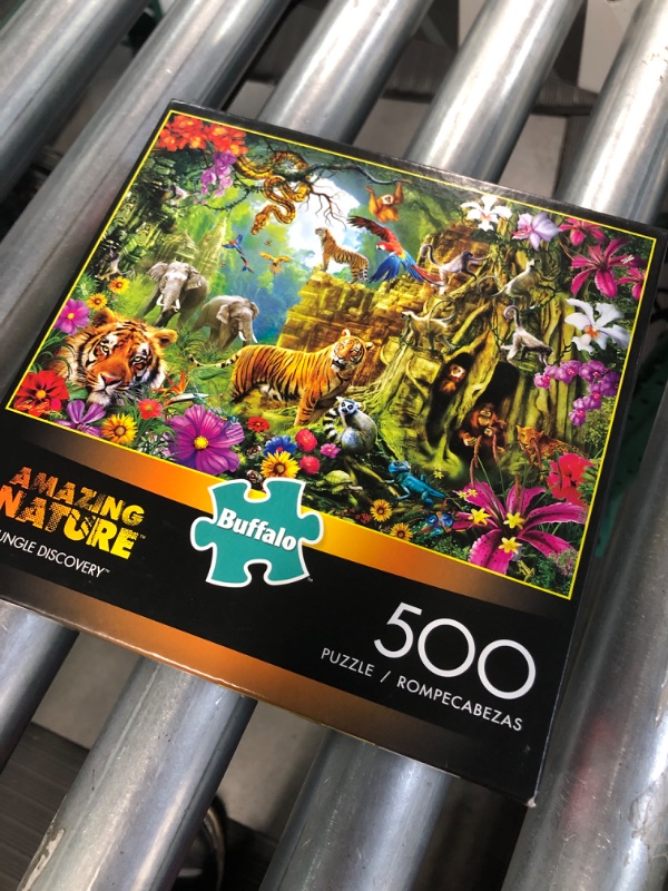 Photo 2 of Buffalo Games - Amazing Nature Collection - Jungle Discovery - 500 Piece Jigsaw Puzzle Multicolor, 21.25"L X 15"W