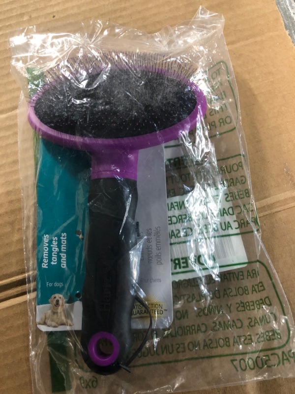 Photo 2 of **STOCK IMAGE FOR SAMPLE**
Hartz 83799 Living Dog Slicker Brush Purple