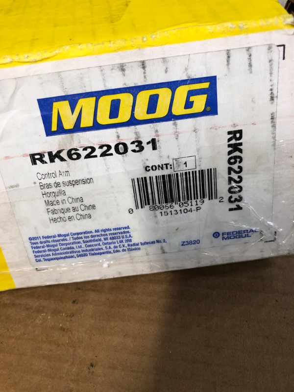 Photo 1 of MOOG RK622031 Suspension Control Arm front left lower