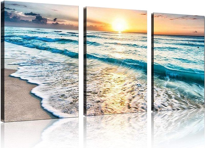 Photo 1 of **SEE NOTES**
TutuBeer 3 Panel Canvas Wall Art 16x32inchx3