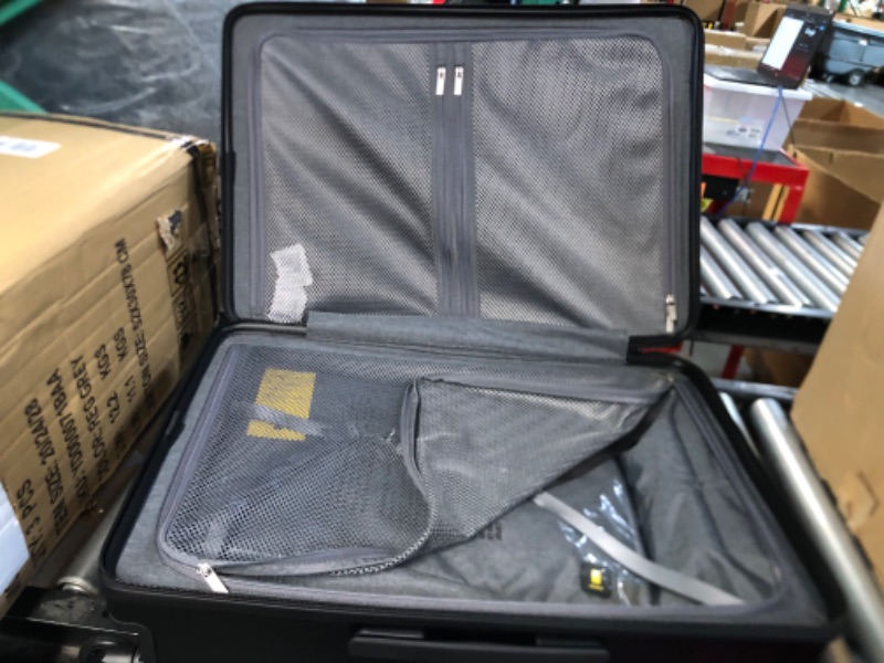 Photo 3 of (USED) LEVEL8 Elegance Checked Luggage, 24 Inch Hardside Suitcase