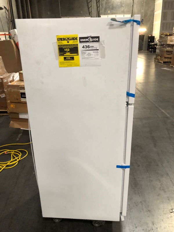 Photo 11 of [Used] Whirlpool 20.5-cu ft Top-Freezer Refrigerator (White)
