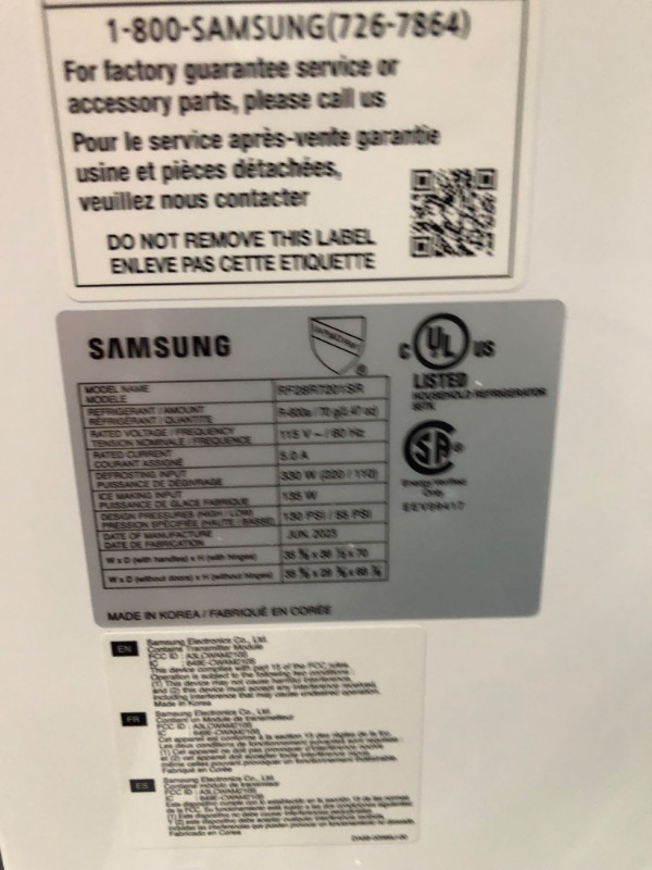 Photo 12 of Samsung 28.0 Cu. Ft. Fingerprint Resistant Stainless Steel French Door Refrigerator
