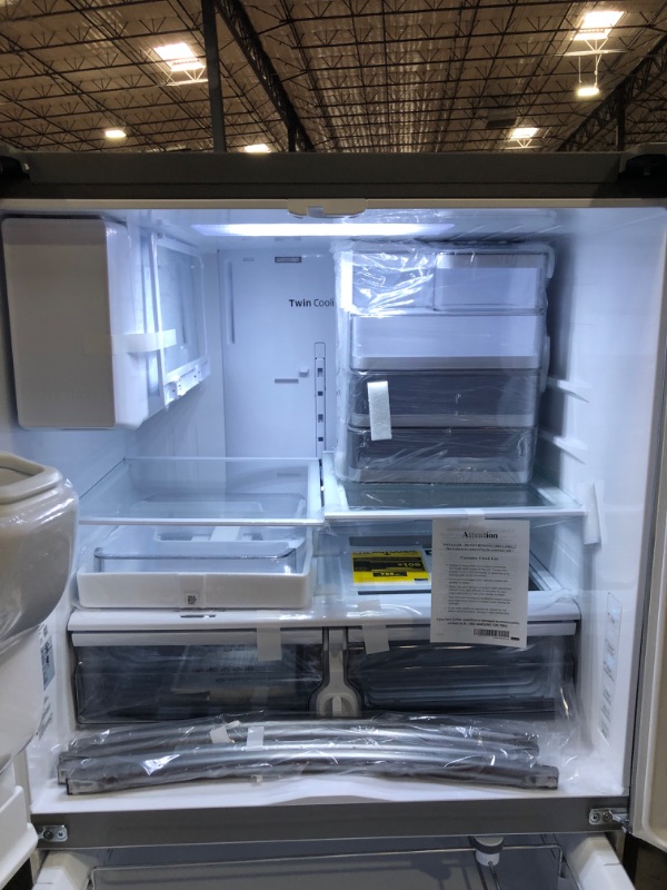 Photo 3 of Samsung 28.0 Cu. Ft. Fingerprint Resistant Stainless Steel French Door Refrigerator
