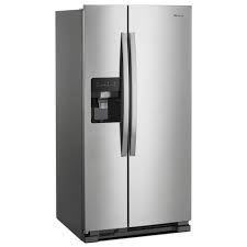 Photo 1 of [Used] Whirlpool® 24.6 Cu. Ft. Fingerprint Resistant Stainless Steel Side-by-Side Refrigerator
