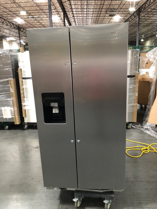 Photo 10 of [Used] Whirlpool® 24.6 Cu. Ft. Fingerprint Resistant Stainless Steel Side-by-Side Refrigerator
