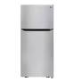 Photo 1 of [See Notes] LG 20.2-cu ft Top-Freezer Refrigerator (Stainless Steel) ENERGY STAR