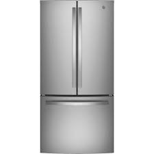 Photo 1 of [Minor Damage] GE 33 Inch Wide 24.7 Cu. Ft. Energy Star Rated French Door Refrigerator 
