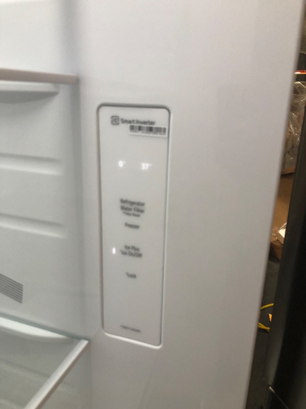 Photo 2 of LG 36" 28 cu. Ft. Smart Freestanding Side-By-Side Refrigerator - Stainless Steel
