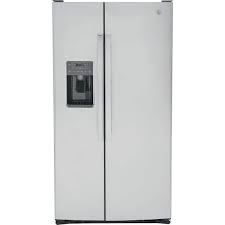 Photo 1 of [Minor Damage] GE 36" 25.3 cu ft Side by Side Refrigerator - Fingerprint Resistant Stainless Steel
